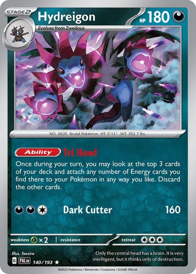Hydreigon #140 — Pokemon Paldea Evolved