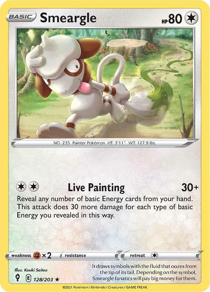 Smeargle #128 — Pokemon Evolving Skies