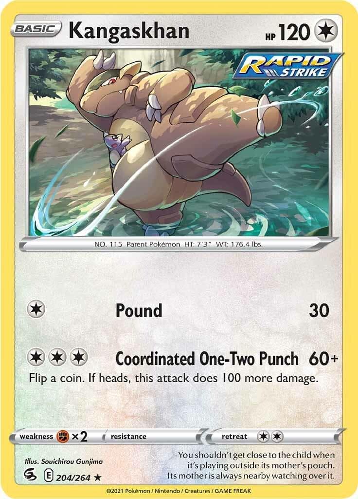 Kangaskhan #204 — Pokemon Fusion Strike