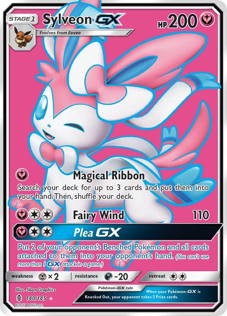 Sylveon GX #140 — Pokemon Guardians Rising