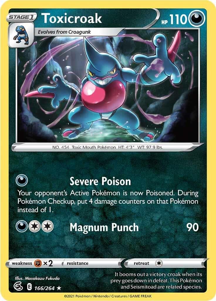Toxicroak #166 — Pokemon Fusion Strike