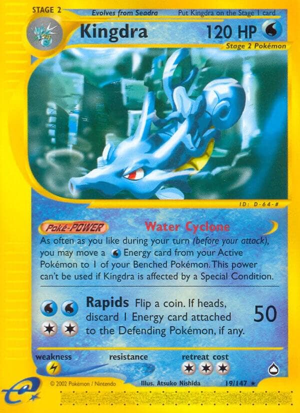 Kingdra #19 — Pokemon Aquapolis