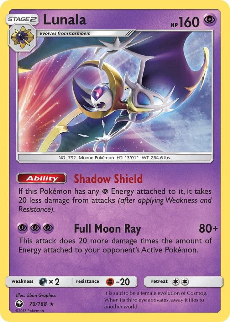 Lunala #70 — Pokemon Celestial Storm