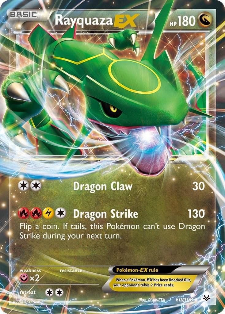 Rayquaza EX #60 — Pokemon Roaring Skies