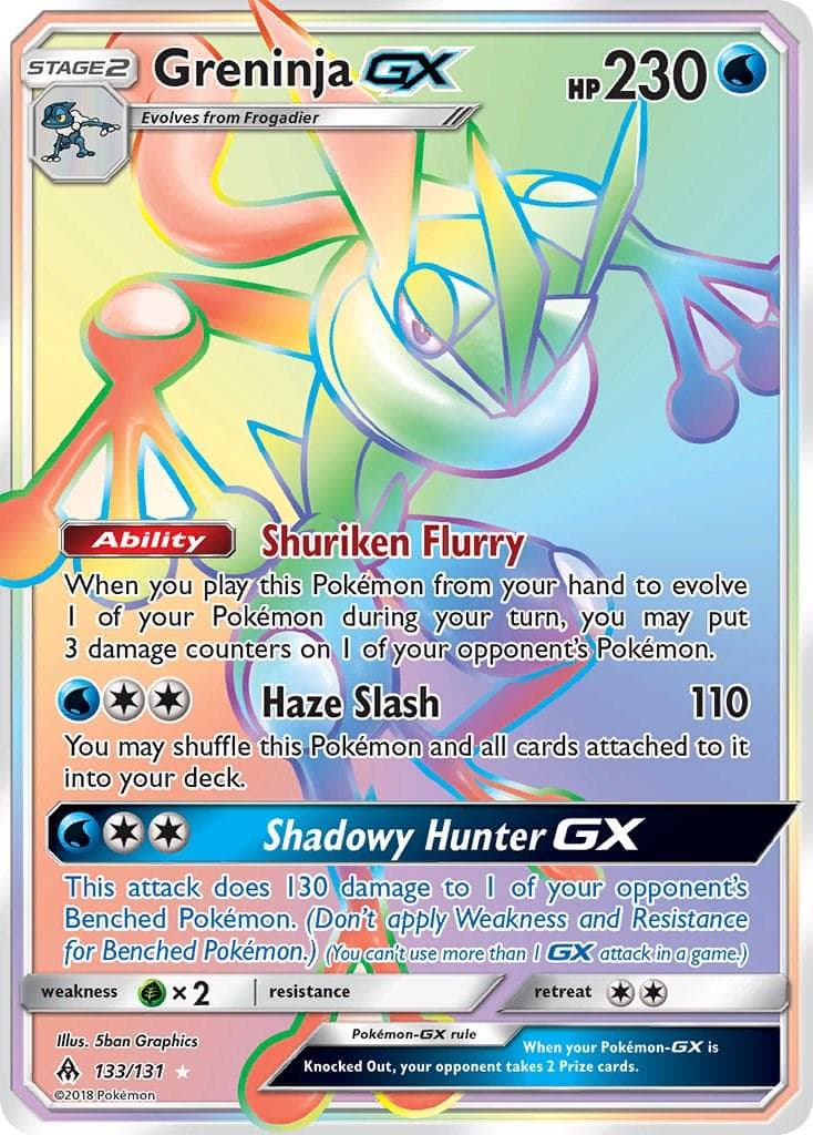 Greninja-GX #133 — Pokemon Forbidden Light