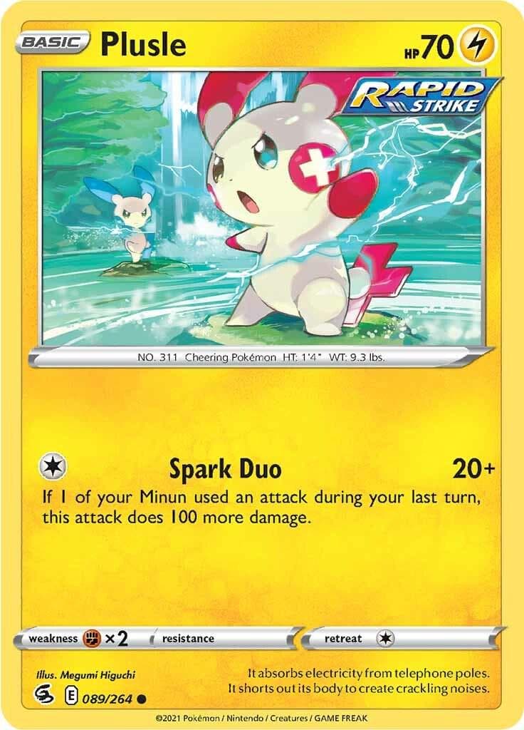 Plusle #89 — Pokemon Fusion Strike