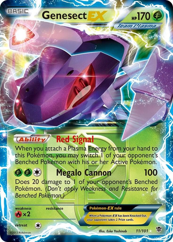 Genesect EX #11 — Pokemon Plasma Blast