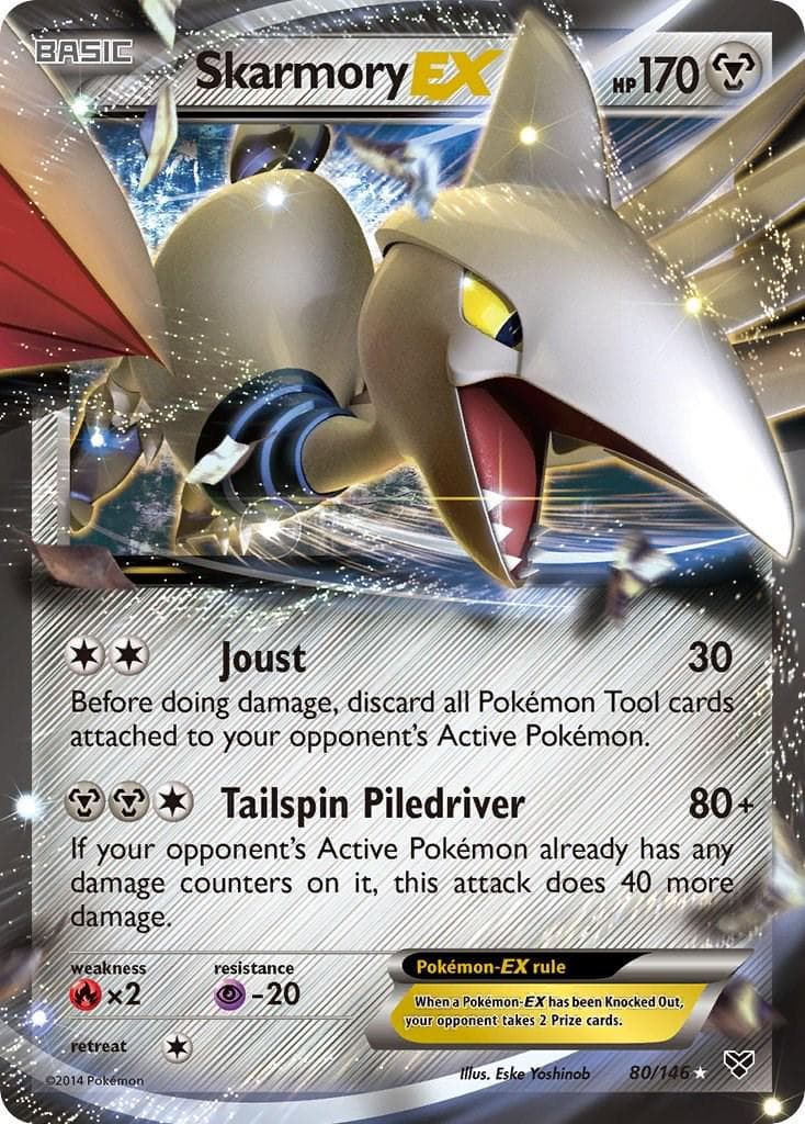 Skarmory EX #80 — Pokemon XY