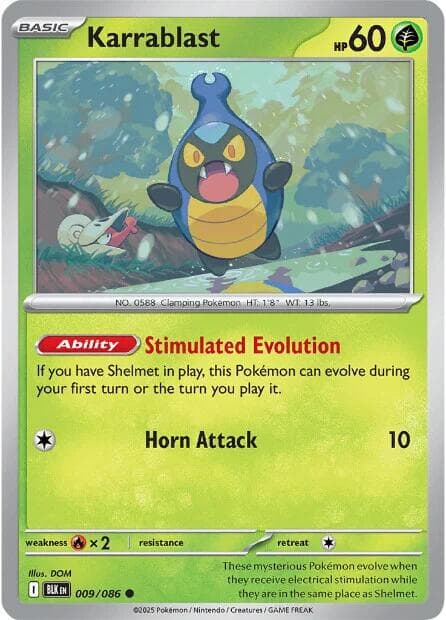 Karrablast #9 — Pokemon Black Bolt