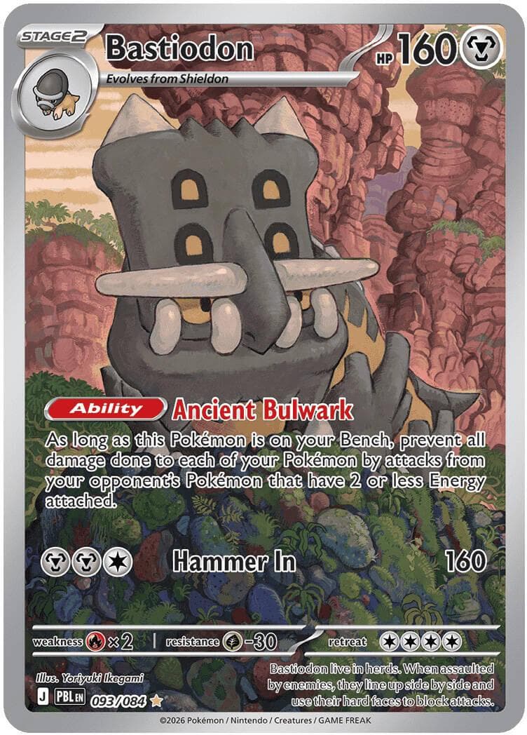 Bastiodon #93 — Pokemon Pitch Black