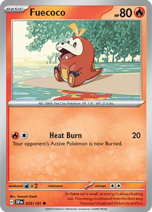 Fuecoco #29 — Pokemon Surging Sparks