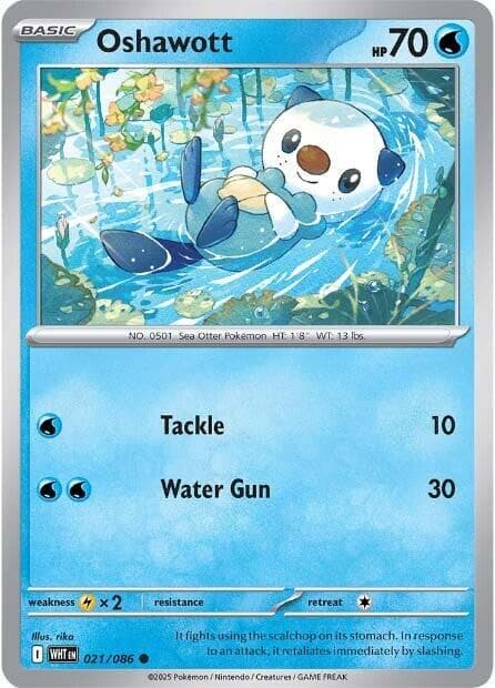 Oshawott #21 — Pokemon White Flare