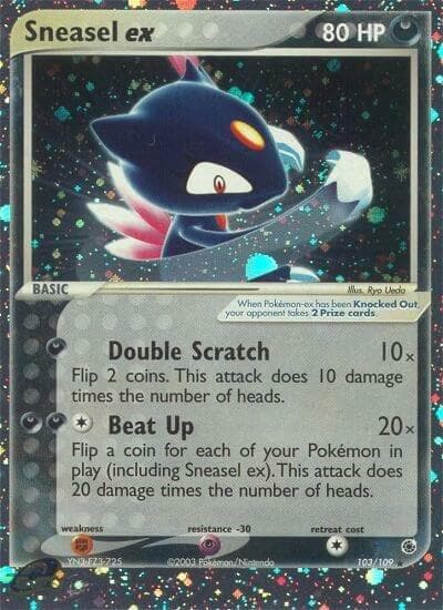 Sneasel EX #103 — Pokemon Ruby & Sapphire