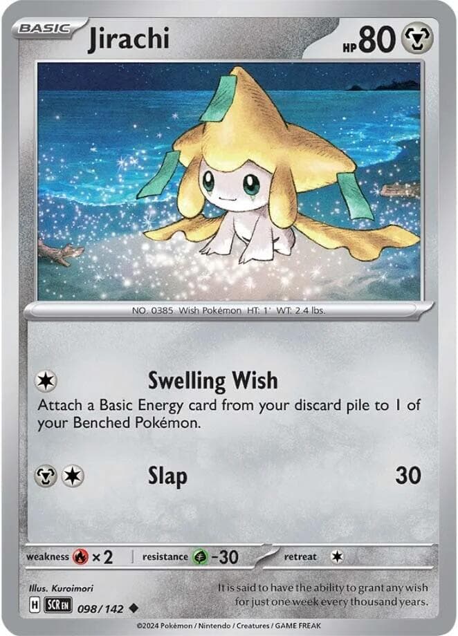 Jirachi #98 — Pokemon Stellar Crown