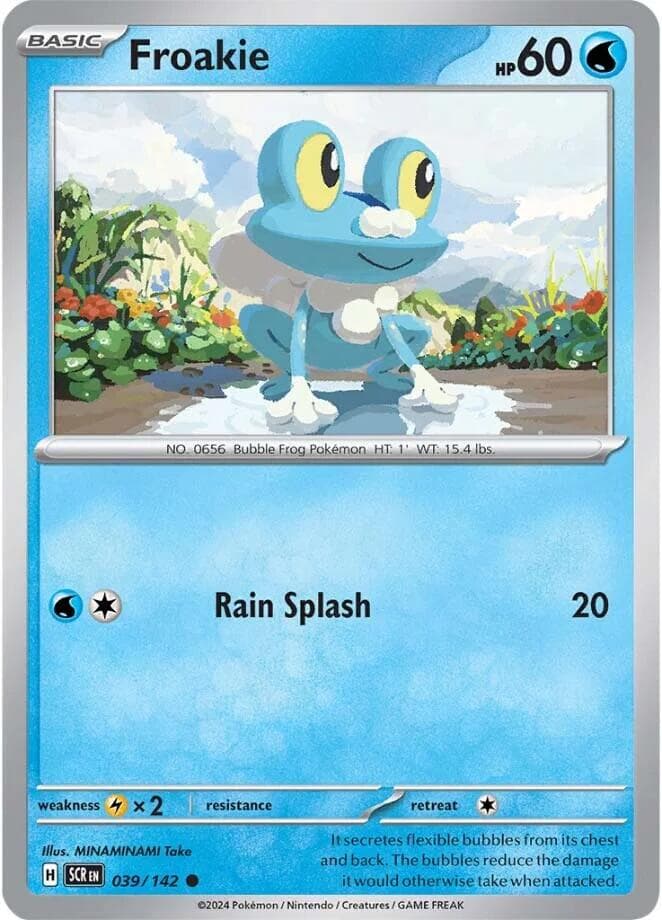 Froakie #39 — Pokemon Stellar Crown