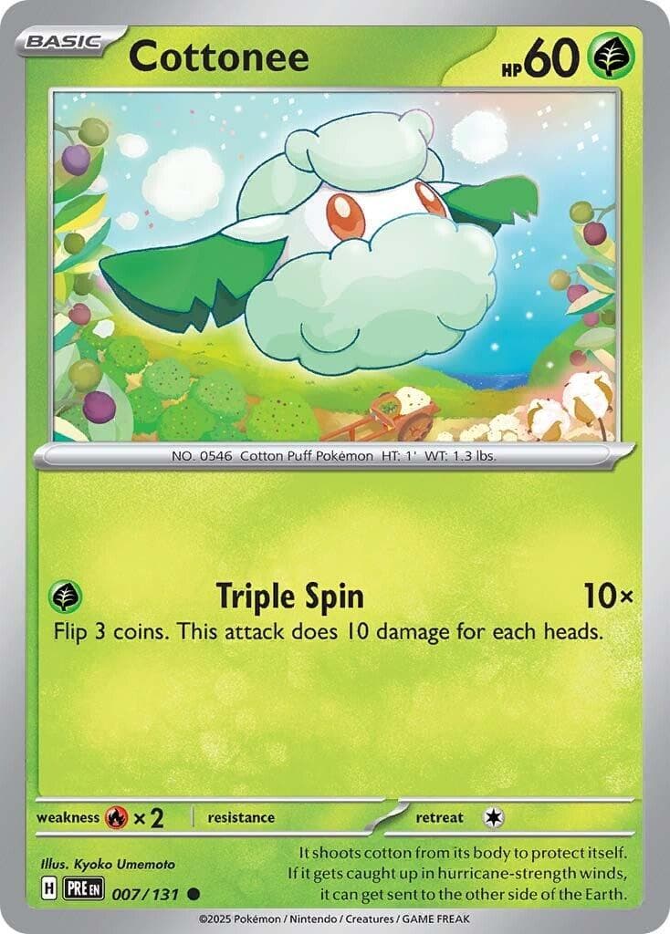 Cottonee #7 — Pokemon Prismatic Evolutions