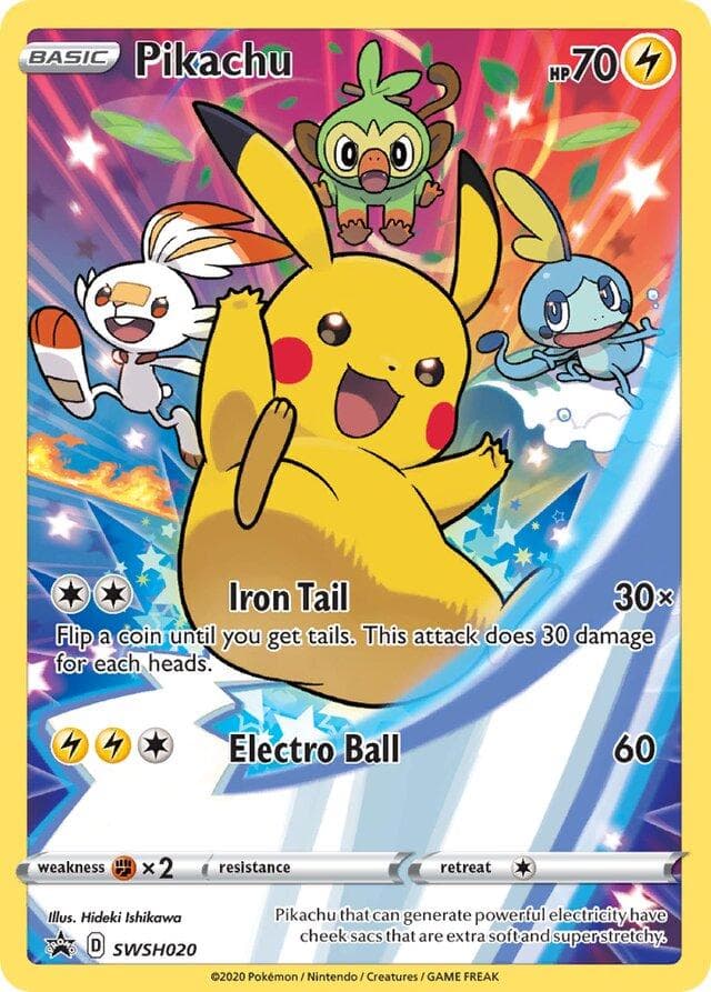 Pikachu #SWSH020 — Pokemon Promo