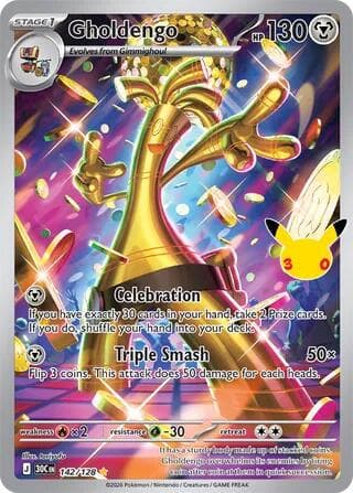 Gholdengo #142 — Pokemon 30th Celebration