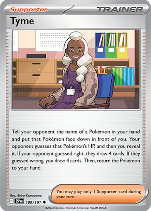 Tyme #190 — Pokemon Surging Sparks