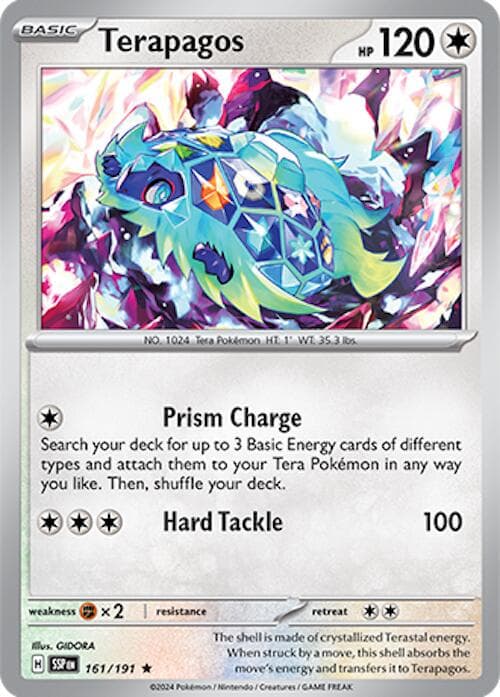 Terapagos #161 — Pokemon Surging Sparks