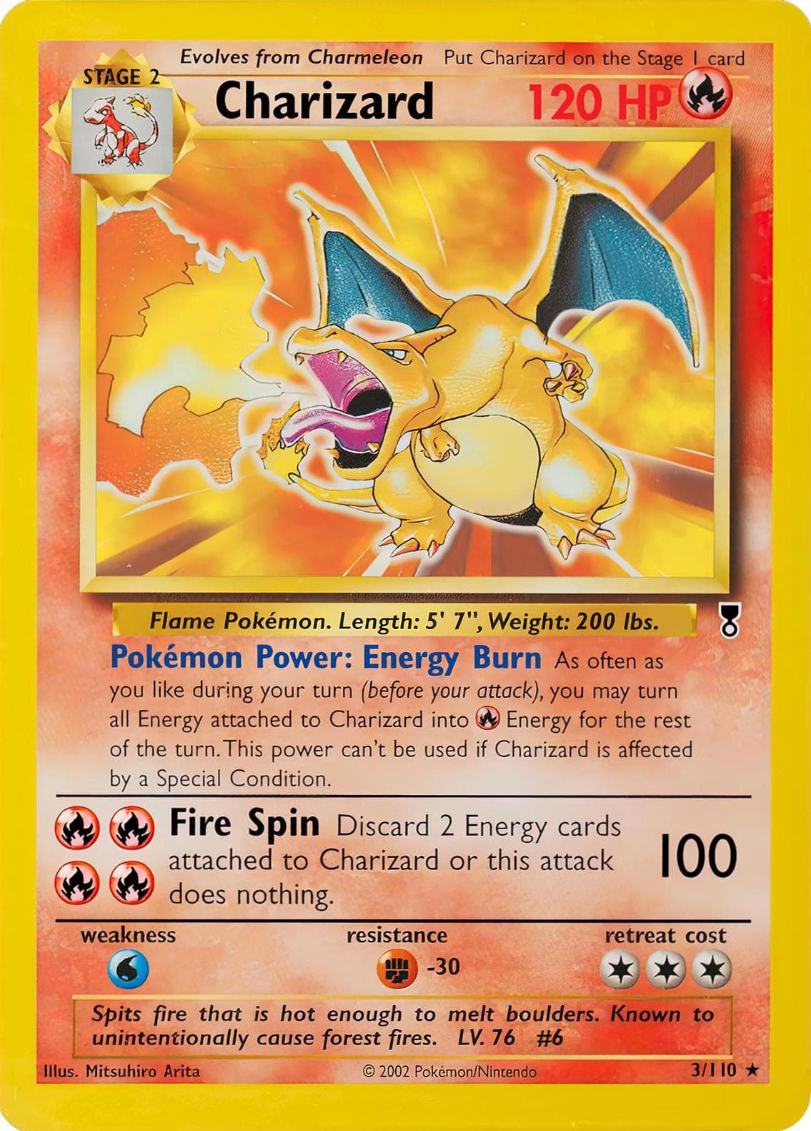 Charizard #3 — Pokemon Legendary Collection