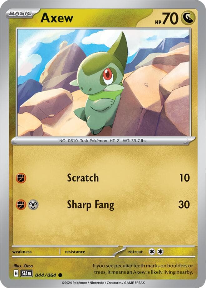 Axew #44 — Pokemon Shrouded Fable