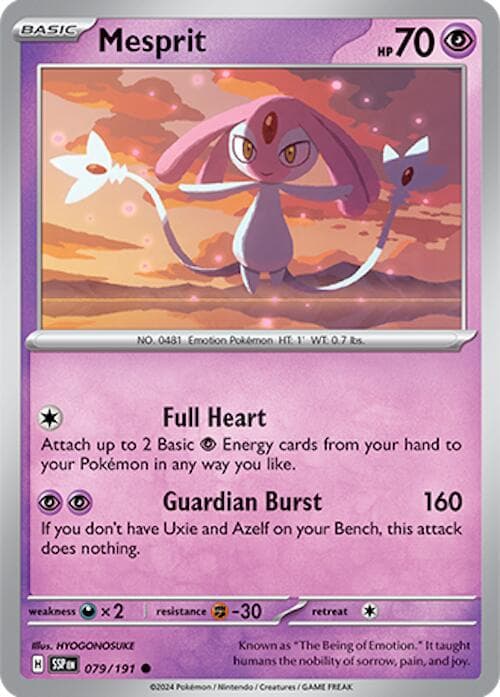 Mesprit #79 — Pokemon Surging Sparks