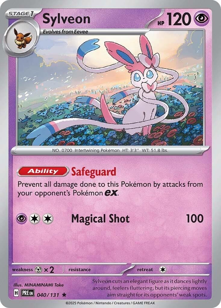 Sylveon #40 — Pokemon Prismatic Evolutions