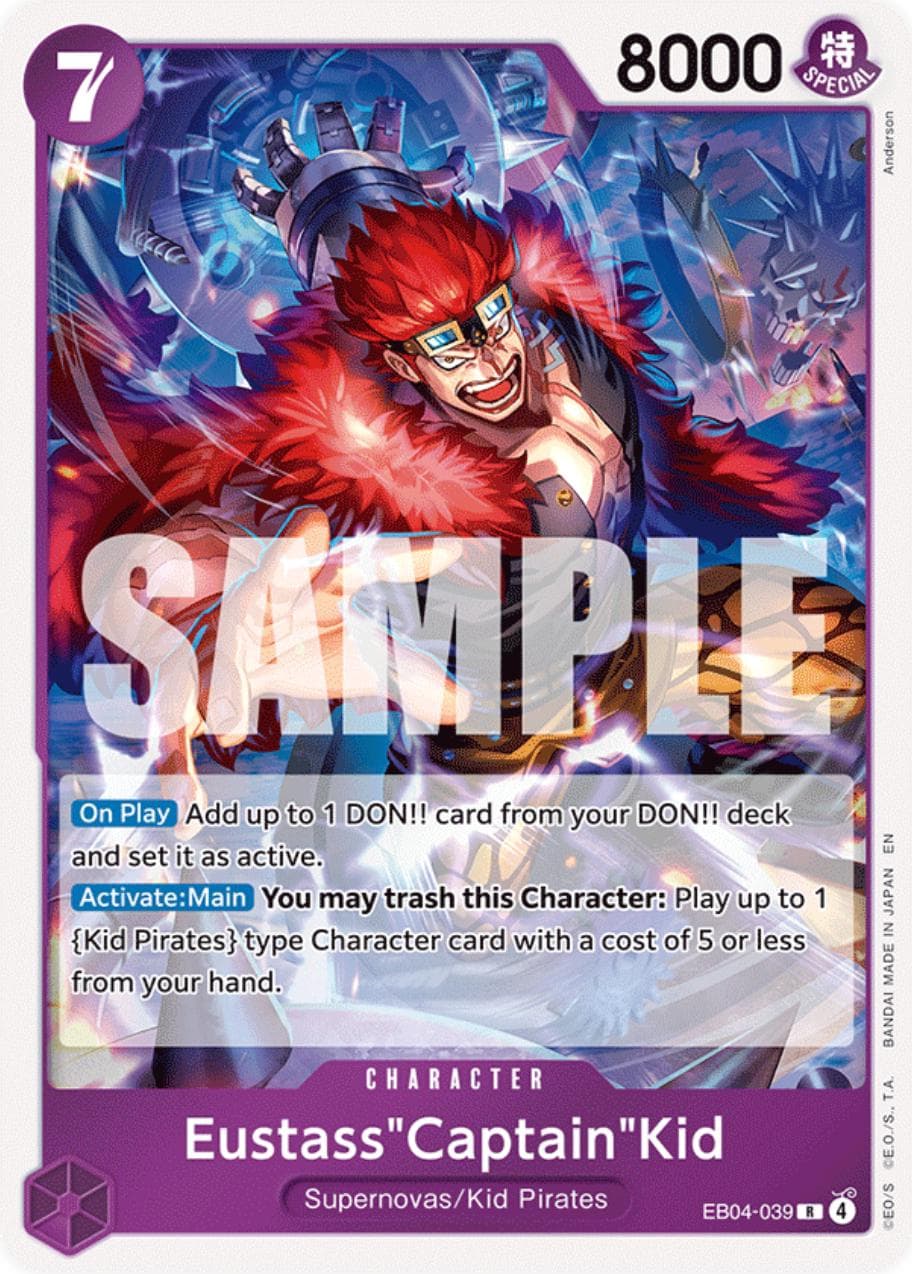 Eustass Captain Kid EB04-039 — One Piece Extra Booster EB04