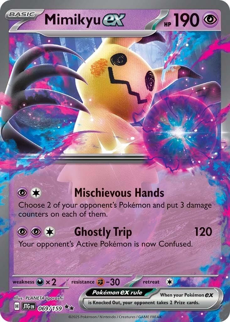 Mimikyu ex #69 — Pokemon Journey Together