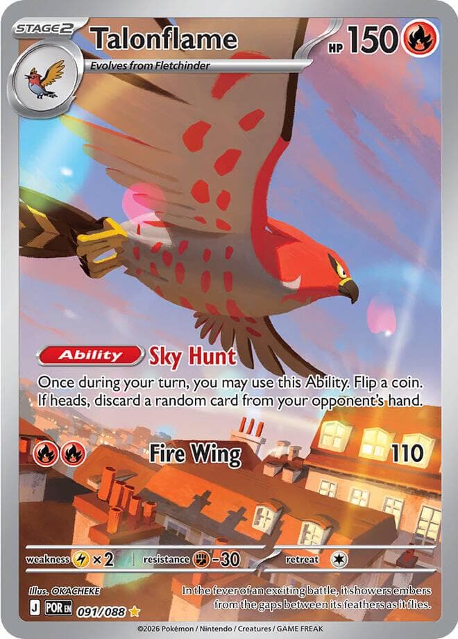 Talonflame #91 — Pokemon Perfect Order