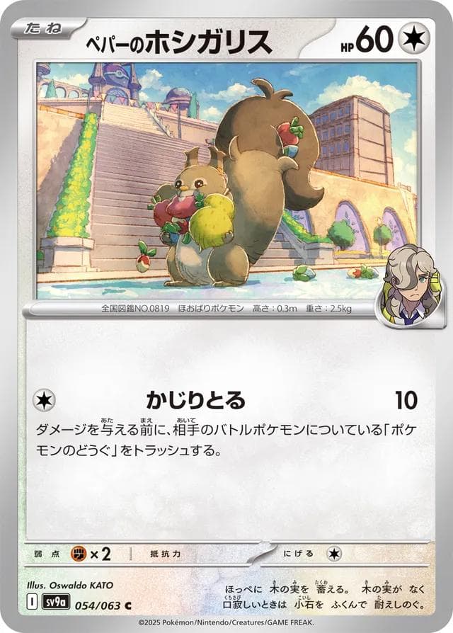Arven's Skwovet #54 — Pokemon Japanese Heat Wave Arena