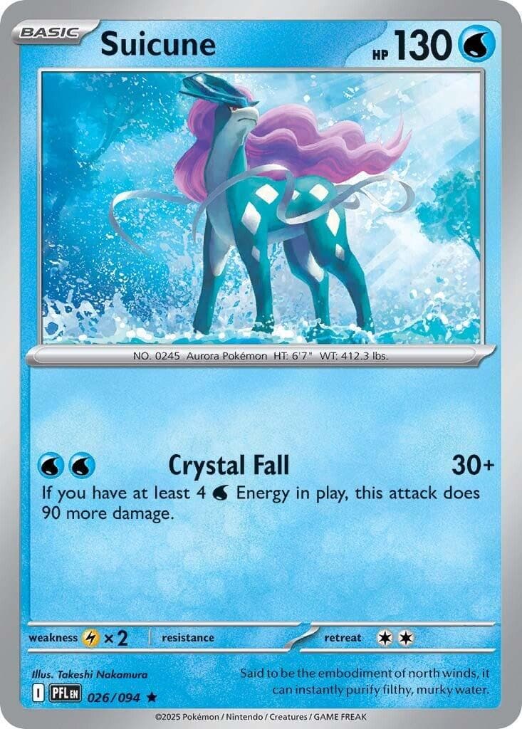 Suicune #26 — Pokemon Phantasmal Flames
