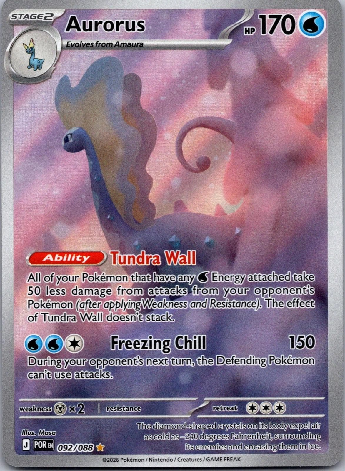 Aurorus #92 — Pokemon Perfect Order