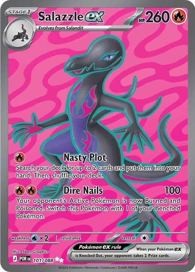 Salazzle ex #101 — Pokemon Perfect Order