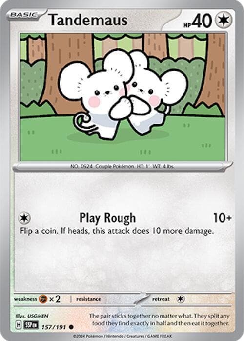 Tandemaus #157 — Pokemon Surging Sparks