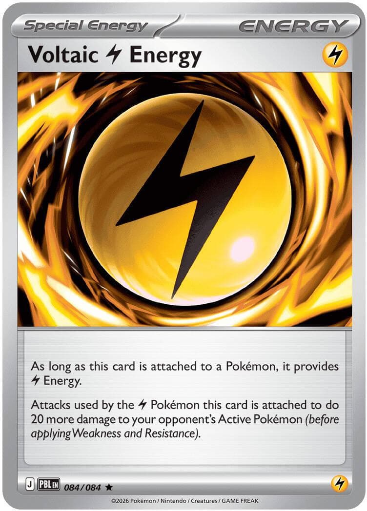 Voltaic Lightning Energy #84 — Pokemon Pitch Black