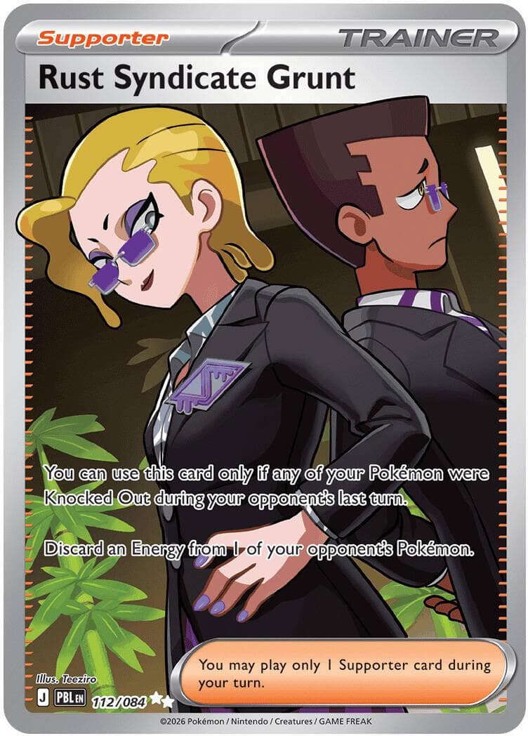 Rust Syndicate Grunt #112 — Pokemon Pitch Black