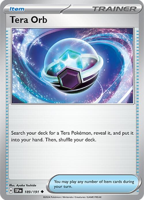 Tera Orb #189 — Pokemon Surging Sparks