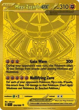 Mega Zygarde ex #124 — Pokemon Perfect Order