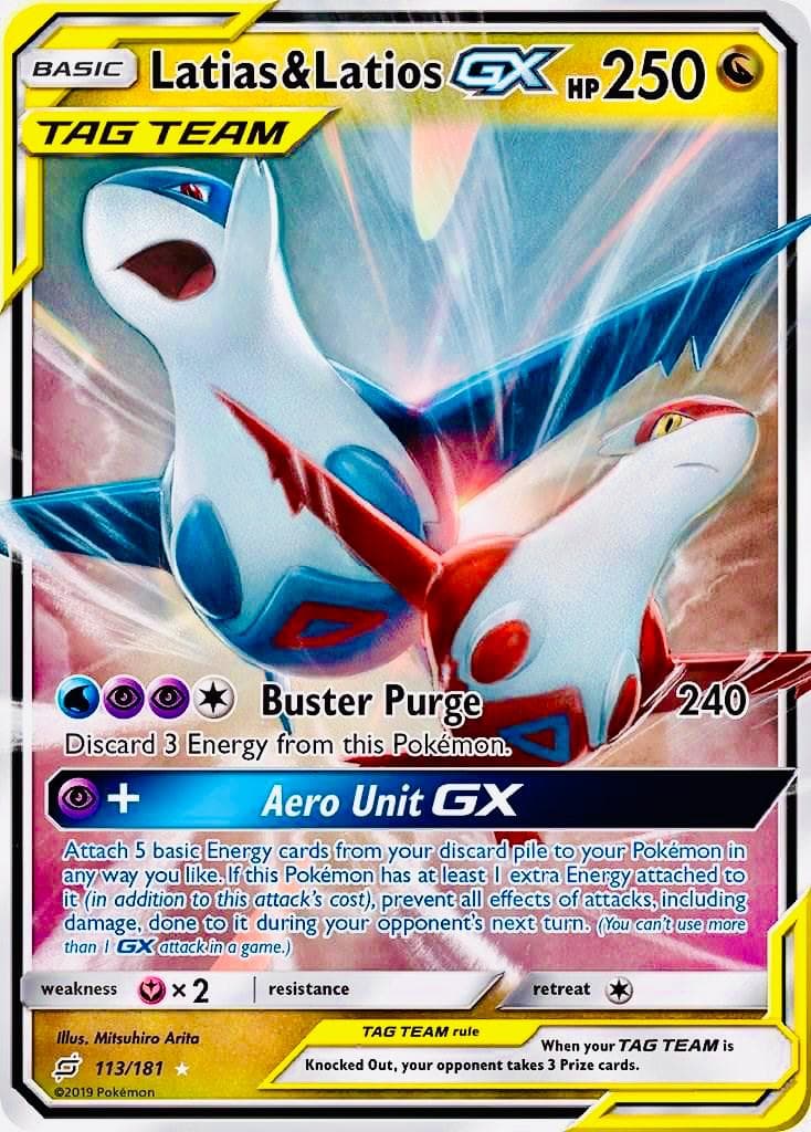Latias & Latios GX #113 — Pokemon Team Up