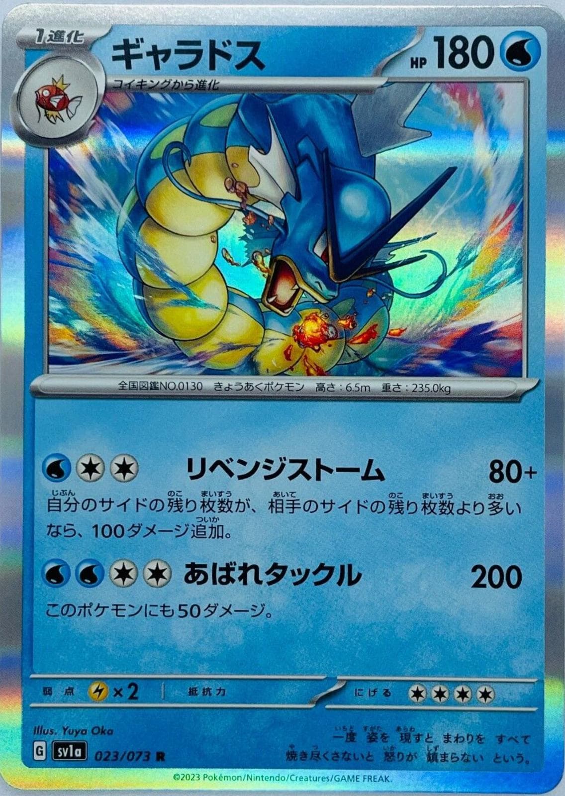 Gyarados #23 — Pokemon Japanese Triplet Beat