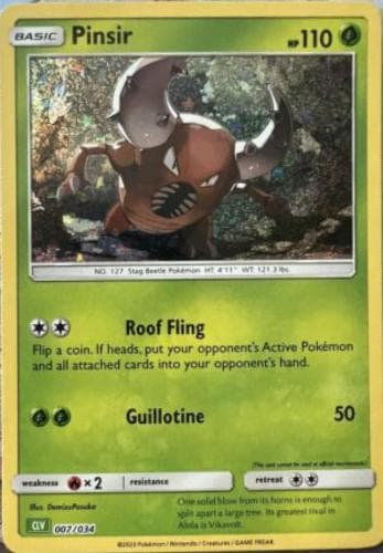 Pinsir #7 — Pokemon TCG Classic: Venusaur Deck