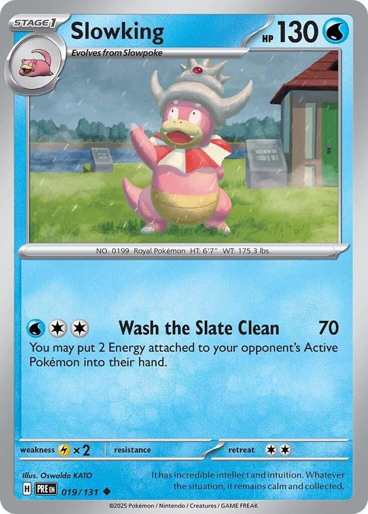 Slowking #19 — Pokemon Prismatic Evolutions