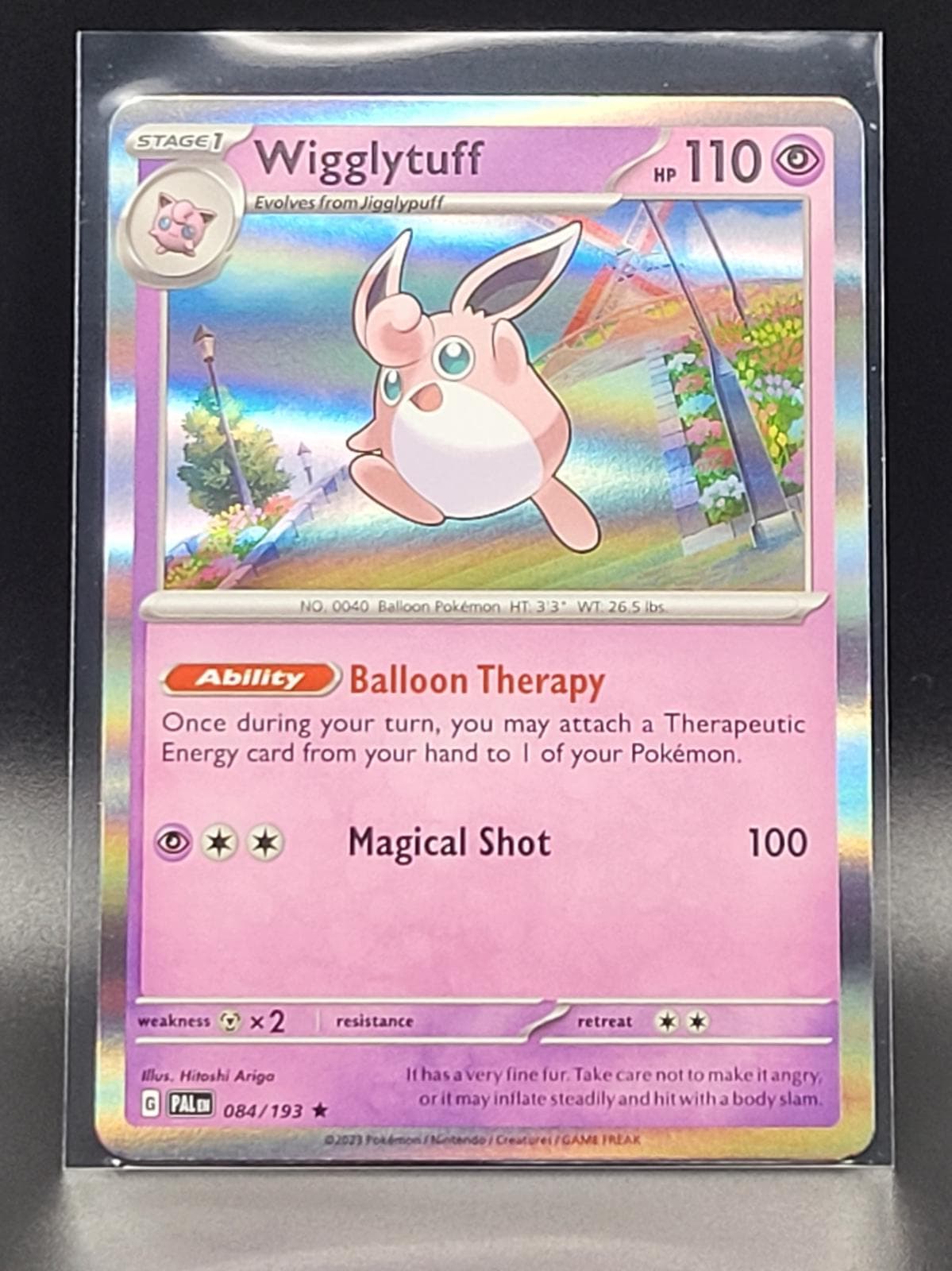 Wigglytuff #84 — Pokemon Paldea Evolved