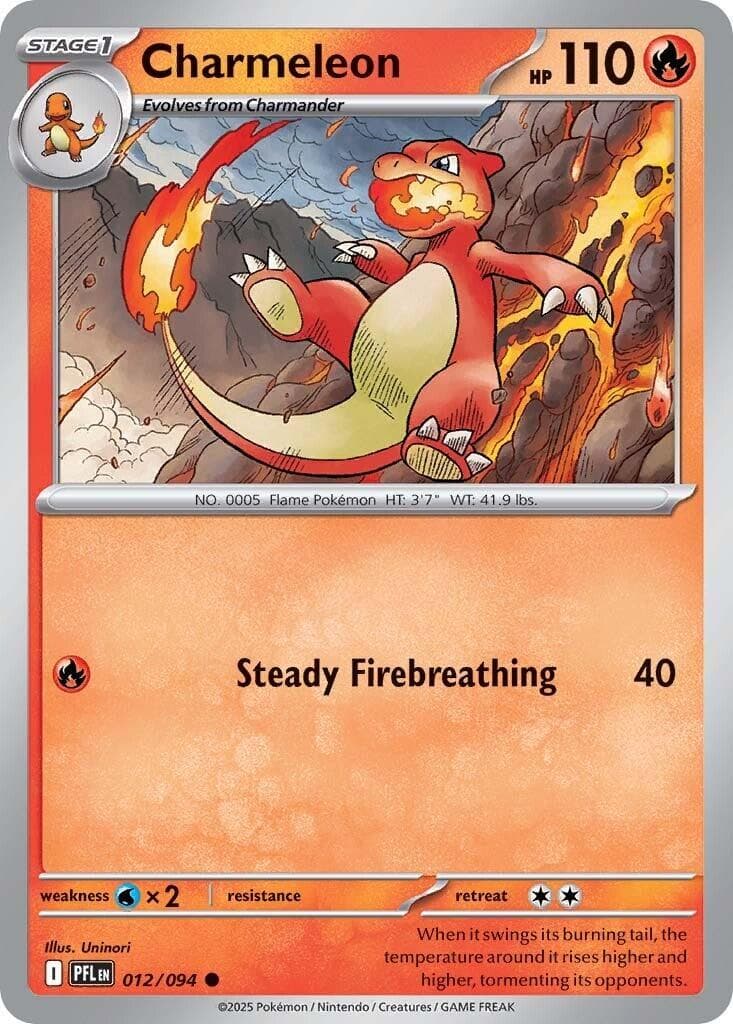 Charmeleon #12 — Pokemon Phantasmal Flames