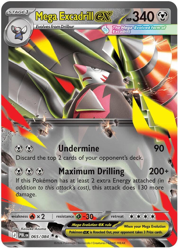 Mega Excadrill ex #65 — Pokemon Pitch Black