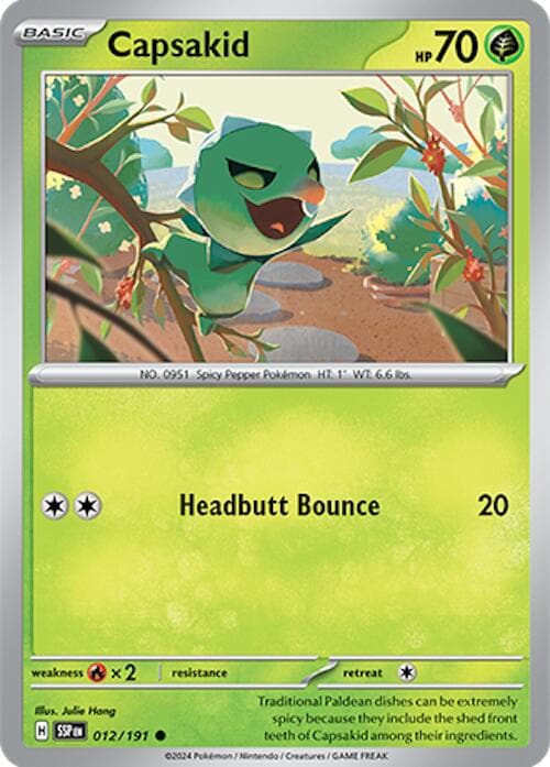 Capsakid #12 — Pokemon Surging Sparks