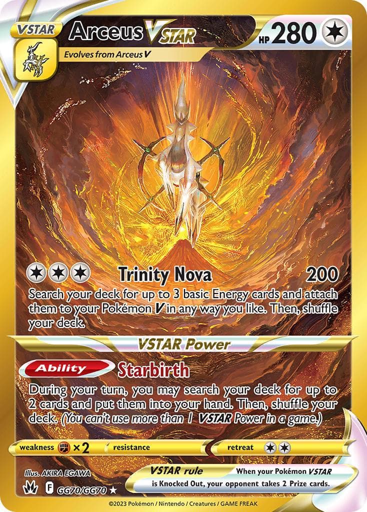 Arceus VSTAR #GG70 — Pokemon Crown Zenith