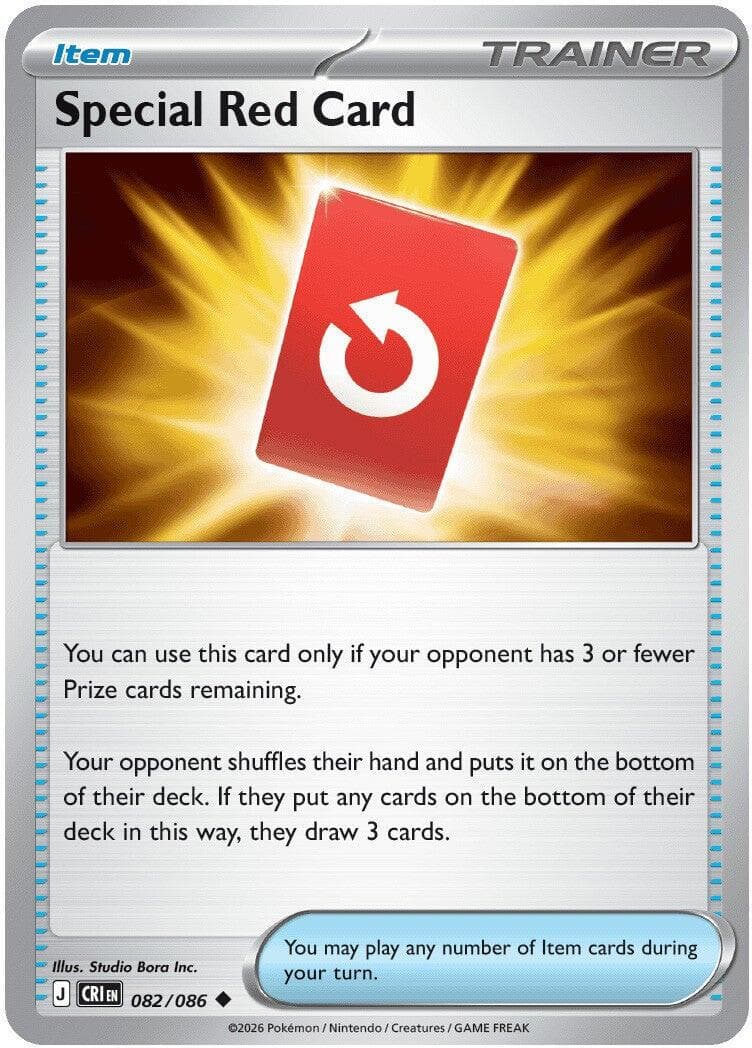 Special Red Card #82 — Pokemon Chaos Rising